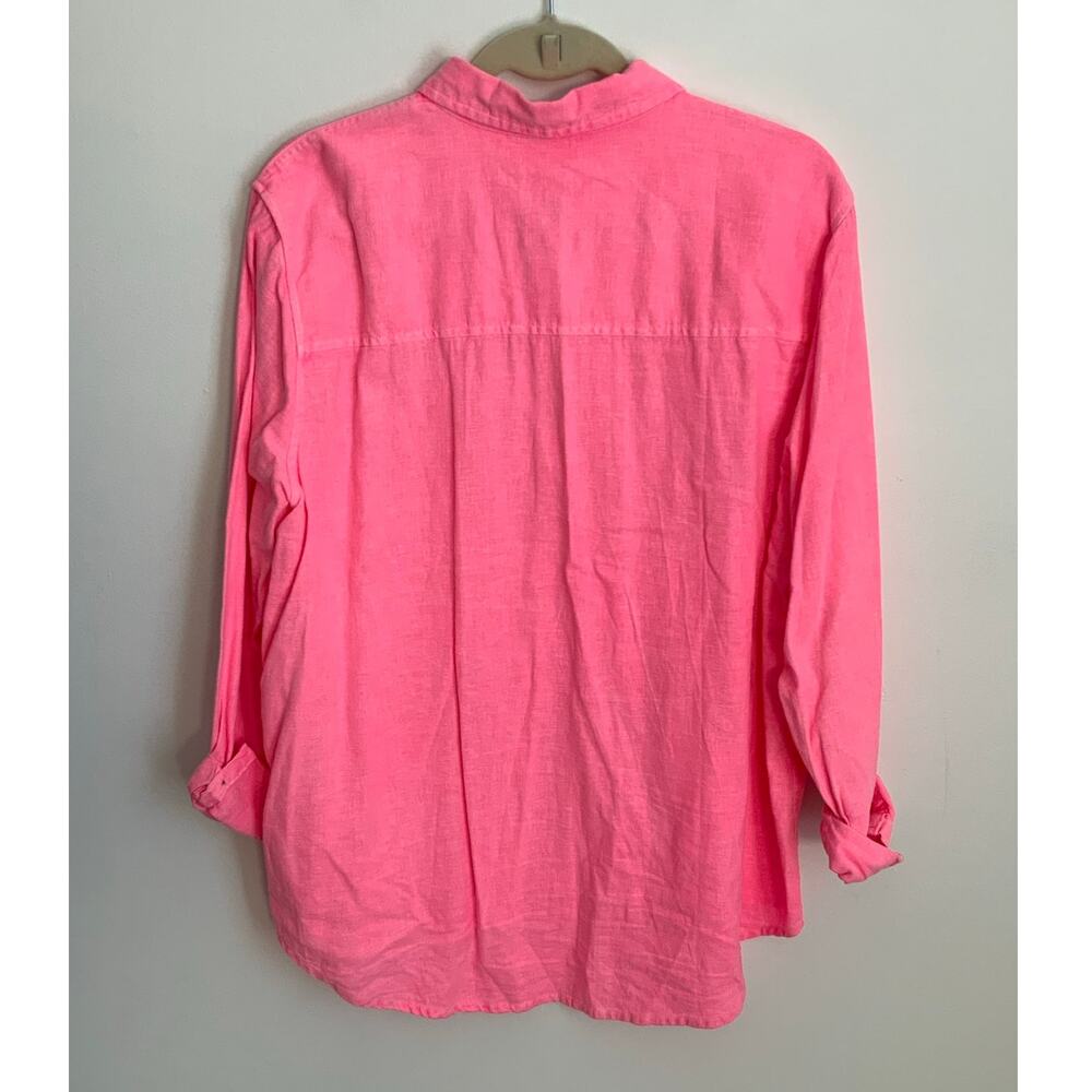 Universal Threads Linen Blend Button Down Top siz… - image 4